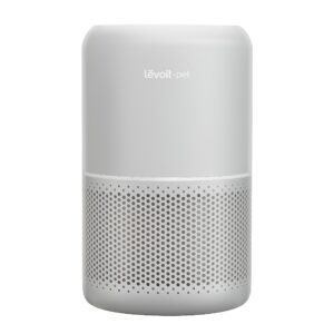 LEVOIT Air Purifier for Pets, Home, Large Rooms, and Bedrooms, HEPA Sleep Mode, AHAM VERIFIDE, Efficient Filter for Pet Dander, Odors, Captures Smoke, Dust, Mold, Pollen, Pet Lock, Core P350-P, Grey