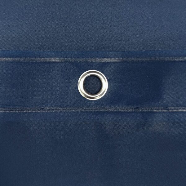Navy Shower Curtain Liner - Premium PEVA Shower Liner for Bathroom, BPA & PVC Free, No Chemical Smell, Lightweight Standard Size Bath Curtain with 3 Magnets, Metal Grommets - Navy Blue - Image 5