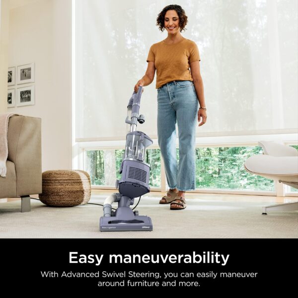 Shark NV352 Navigator Lift Away Upright Vacuum, Hepa Filter, Anti-Allergen Technology, Swivel Steering, Ideal for Carpet, Stairs, & Bare Floors, with Wide Upholstery & Crevice Tools, Lavender - Image 6