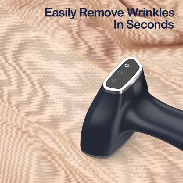 BEAUTURAL Handheld Garment Steamer for Clothes, Handheld steamer with Foldable Design, Easy to Remove Wrinkles, 1500W, 25-Second Fast Heat up, 2 Steam Level Setting with Continuous Steaming - Image 8