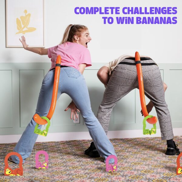 It's Bananas! The Monkey Tail Game - Funny, Fun Party & Family Board Game for Kids, Stocking Stuffer, Christmas, Thanksgiving, White Elephant, Girls Night, Birthday Gift, Gag, Novelty - Image 5