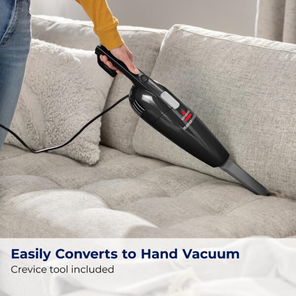 Bissell Featherweight Stick Lightweight Bagless Vacuum with Crevice Tool, 2033M, Black - Image 6